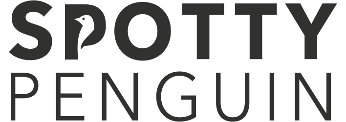spotty penguin logo