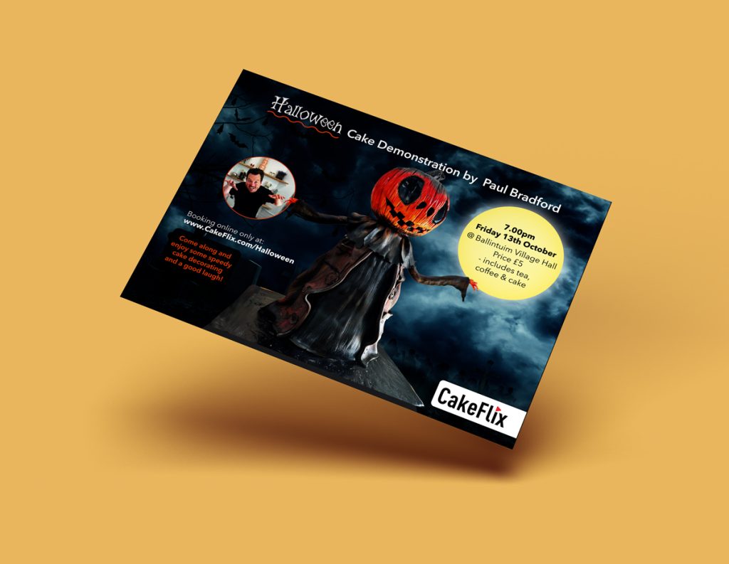 Cakefix flyer design