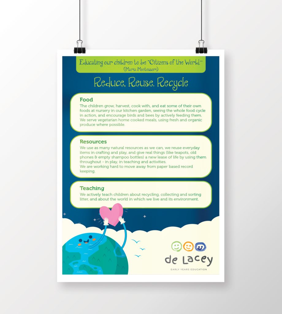 Ecology poster De Lacey Nurseries