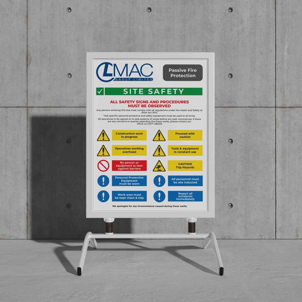 LMAC safety sign